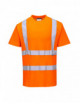 Cotton comfort hi-vis t-shirt orange Portwest