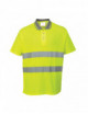 2Cotton comfort polo shirt yellow Portwest