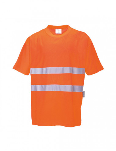 T-shirt cotton comfort pomarańczowy Portwest