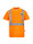 Portwest orangefarbenes Warn-T-Shirt mit Tasche