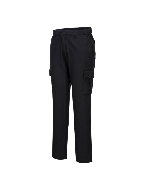 Stretch-Slim-Kampfhose in Schwarz von Portwest