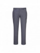 Stretch slim charcoal gray cargo trousers Portwest