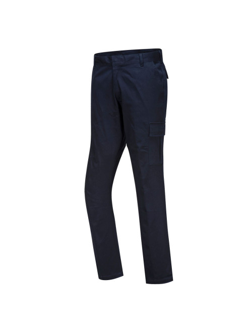 Stretch-Slim-Kampfhose, dunkelblaue kurze Hose von Portwest
