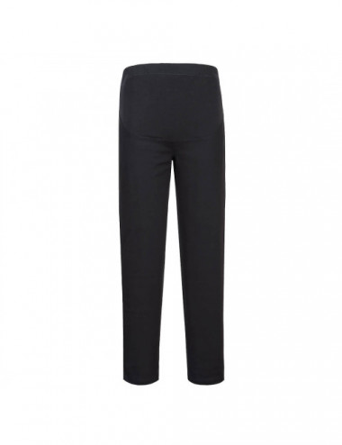 Stretch maternity trousers black Portwest
