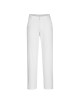 Women`s slim chino trousers white Portwest