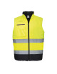 Two-tone yellow/navy hi-vis warmer Portwest