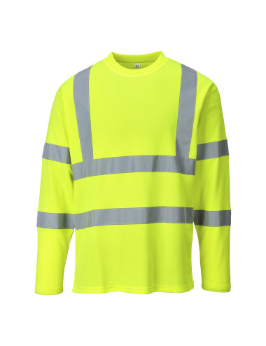 Hi-vis long sleeve t-shirt yellow Portwest