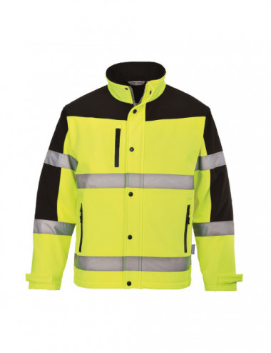 Two-tone softshell (3 layers) yellow Portwest