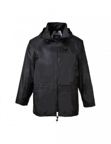 Classic rain jacket black Portwest