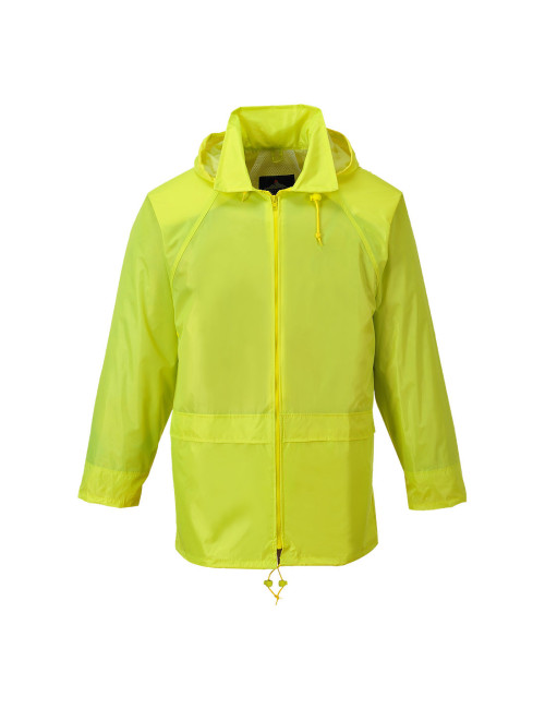 Klassische gelbe Portwest-Regenjacke