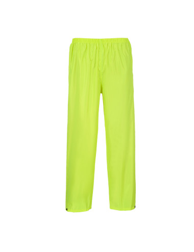 Klassische gelbe Portwest-Regenhose