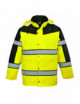 2Dwukolorowa klasyczna kurtka ostrzegawcza żółty Portwest