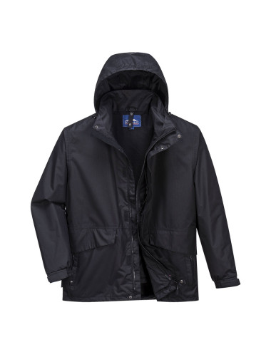 Argo 3-in-1 atmungsaktive Jacke schwarz Portwest