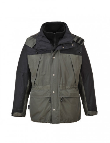 Orkney 3-in-1 breathable jacket grey Portwest