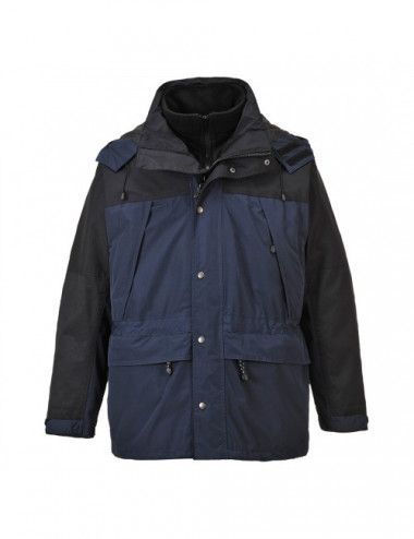 Orkney 3-in-1 breathable jacket navy Portwest