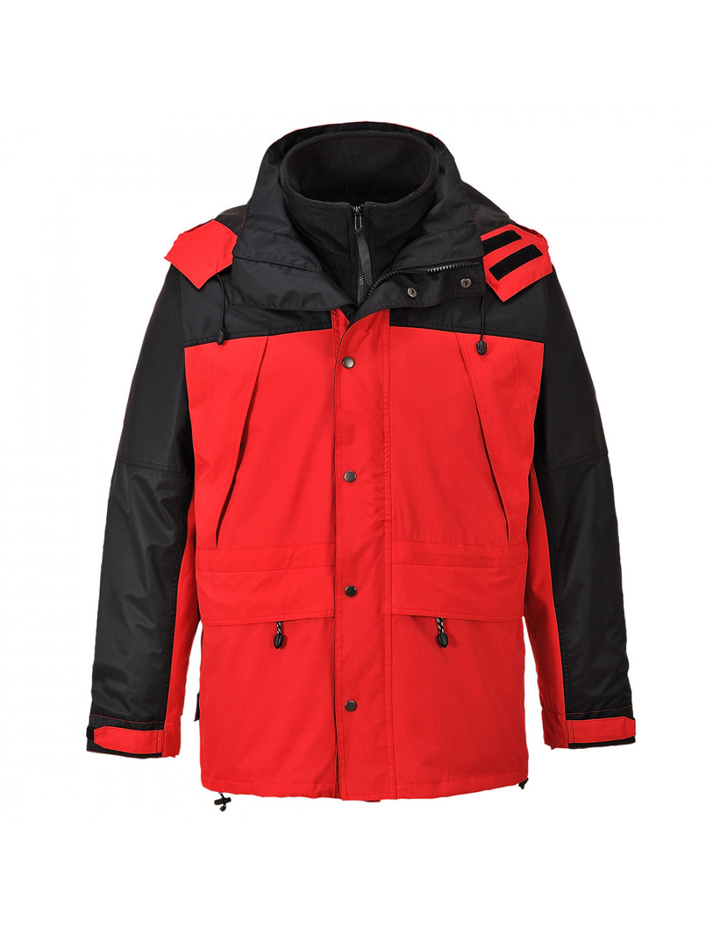 Orkney 3 in 1 breathable jacket red Portwest