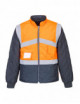 2Contrast reversible jacket orange/navy Portwest