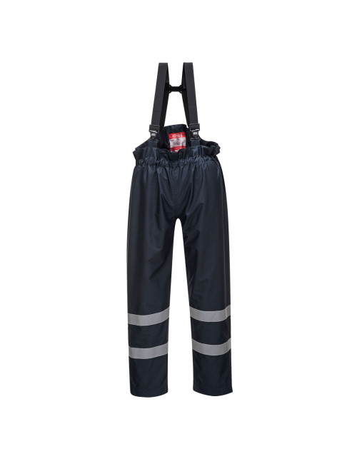 Bizflame rain flame resistant trousers navy blue Portwest