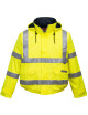 Bomber bizflame rain antistatic flame retardant jacket yellow Portwest