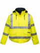 2Bomber bizflame rain antistatic flame retardant jacket yellow Portwest