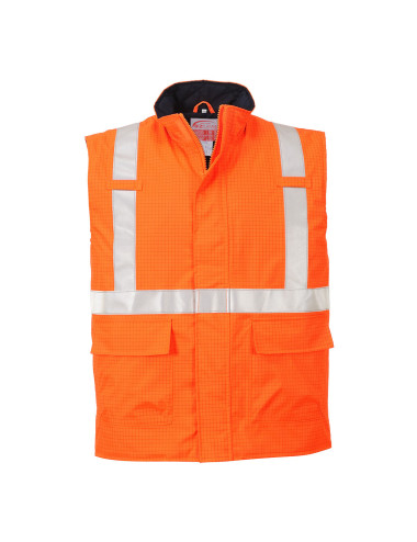Bizflame Rain Antistatik-Warnwärmer Orange Portwest