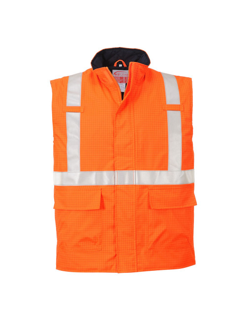 Bizflame Rain Antistatik-Warnwärmer Orange Portwest
