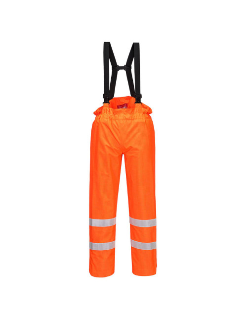 Bizflame hi-vis trousers flame retardant antistatic non-insulated orange Portwest
