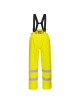 Ocieplane spodnie ostrzegawcze trudnopalne i antystatyczne bizflame żółty Portwest