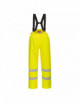 Bizflame flame retardant insulated hi-vis trousers yellow Portwest