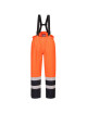 Bizflame rain hi-vis safety trousers orange/navy Portwest
