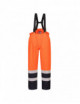 2Bizflame rain hi-vis safety trousers orange/navy Portwest