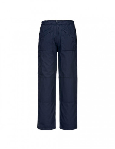 Classic cargo trousers with navy texpel finish Portwest