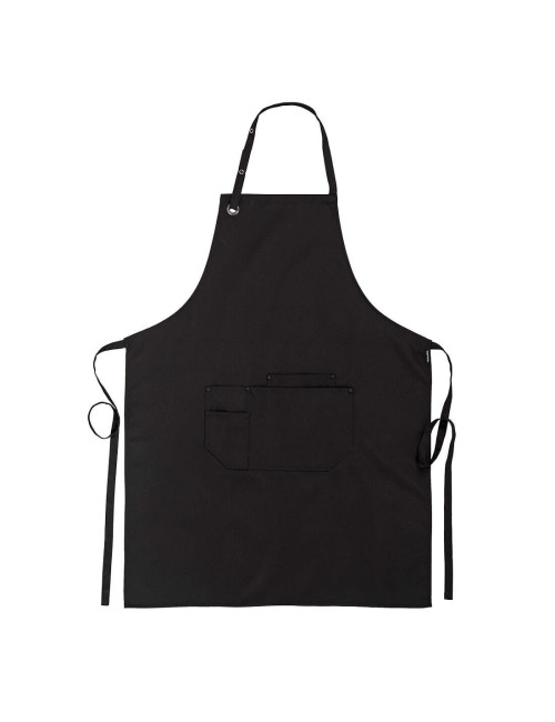 Cotton front apron black Portwest
