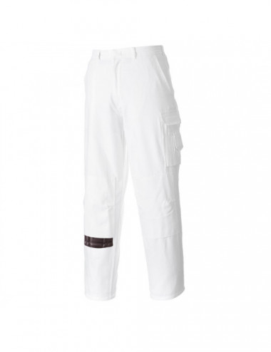 Spodnie malarskie biały Portwest