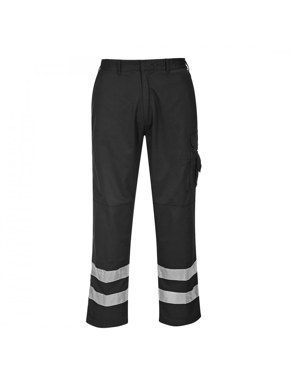 Reflective trousers iona black Portwest