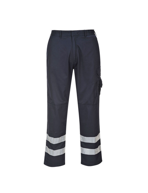 Iona reflektierende Cargohose marineblau Portwest