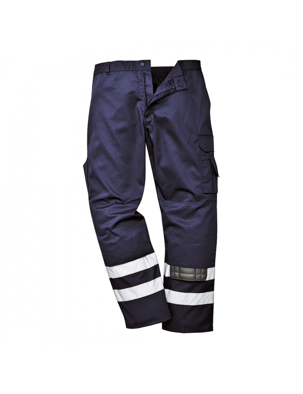Reflective trousers iona navy tall Portwest