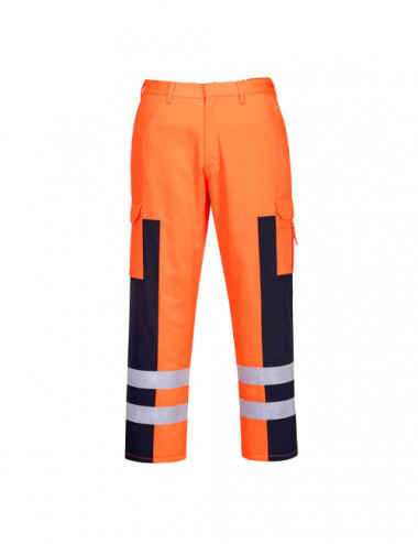 Balistyczne spodnie ostrzegawcze pomarańczowo/granatowy Portwest