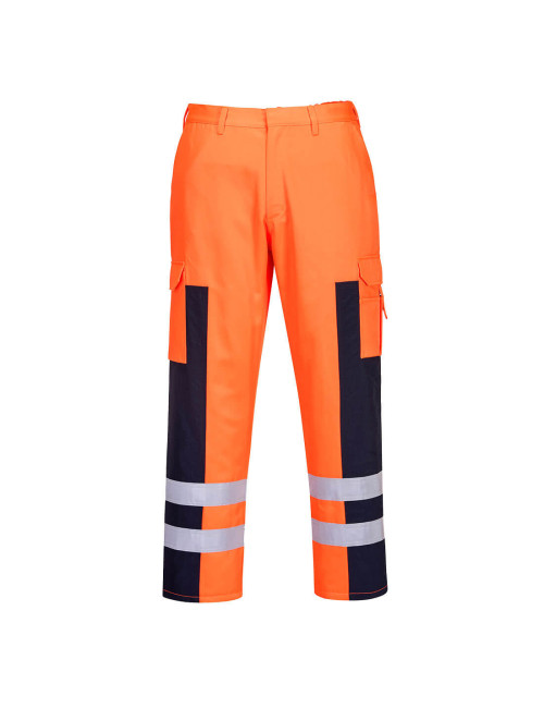Ballistische Warnhose orange/marineblau Portwest
