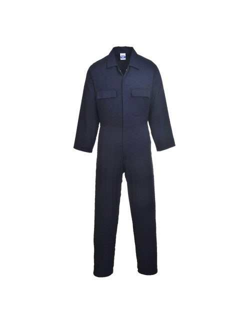Euro work cotton jumpsuit navy Portwest