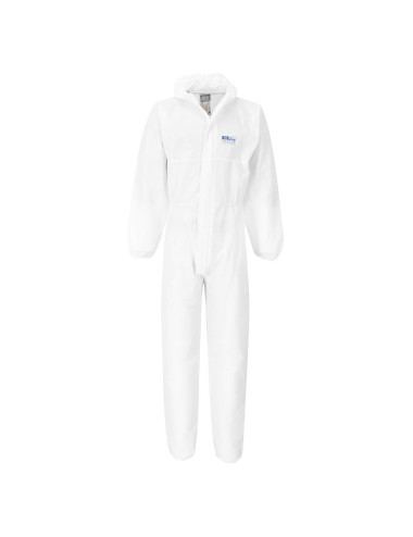 Biztex sms 5/6 flame retardant coverall white Portwest