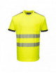 Pw3 hi-vis t-shirt yellow/black Portwest