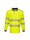 Hi-vis pw3 long sleeve polo yellow/navy Portwest