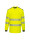 PW3 Langarm-Warn-T-Shirt gelb/schwarz Portwest