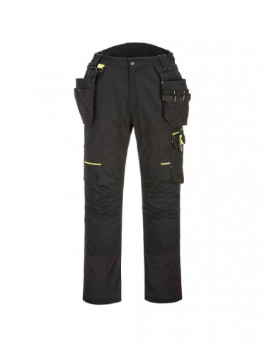 Portwest Spodnie z kaburami WX3 Eco Stretch Czarny