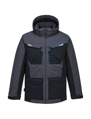 Winterjacke wx3 metallic grau Portwest