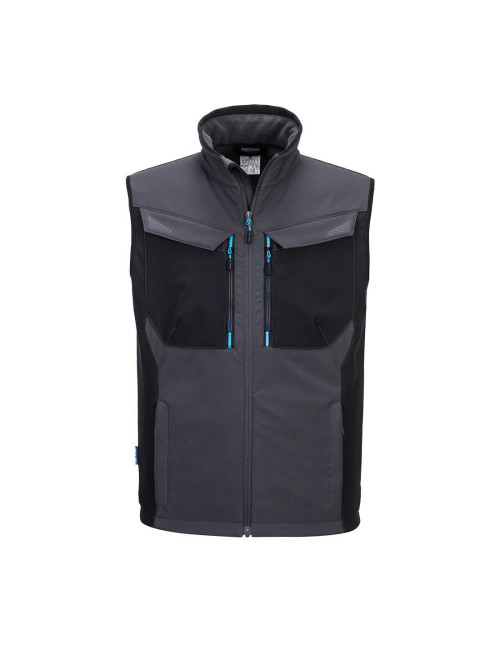 Wx3 softshell gilet (3 layers) metallic gray Portwest