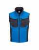 2Wx3 sofsthell vest (3 layers) persian blue Portwest