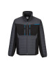 Hybrid-Jacke wx3 metallic grau Portwest