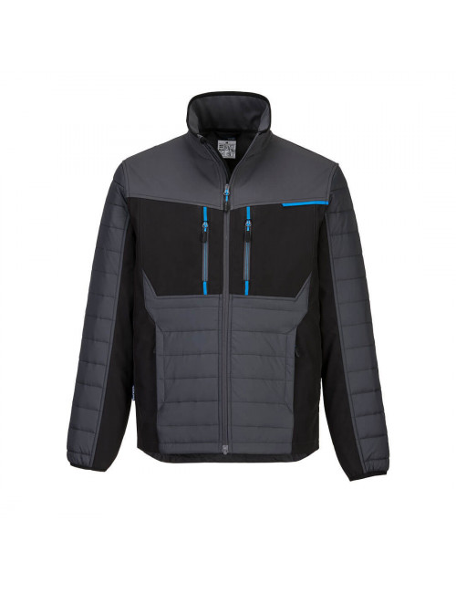 Baffle wx3 hybrid jacket metallic grey Portwest